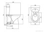 Унитаз-компакт Santek Анимо 62.5x38x76.5 1WH302136