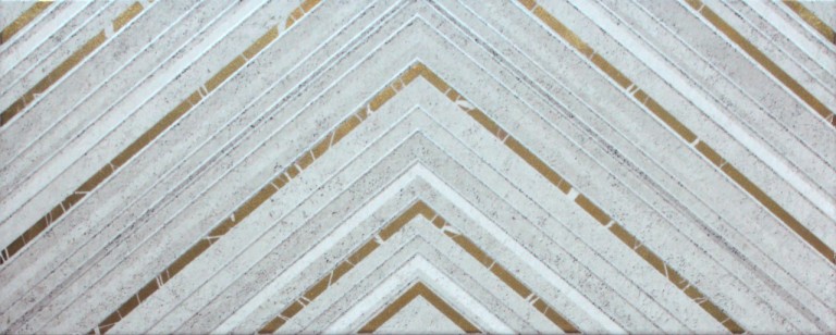 Декор Beryoza Ceramica Rhombus Серый 20x50