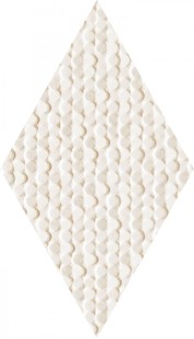 Плитка Tubadzin Coralle Diamond Ivory 11.2x9.6 настенная