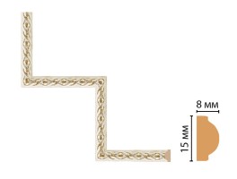 Декоративный угловой элемент Decomaster 130-1-41 (200x200 мм)