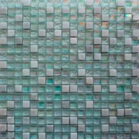 Мозаика Pixmosaic Glass Аквамарин 1.5x1.5 30x30 DGS018
