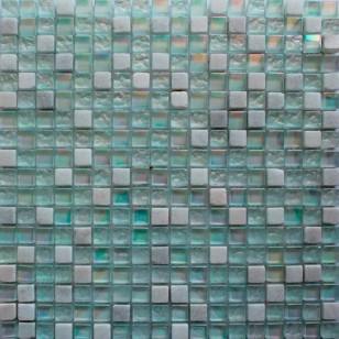 Мозаика Pixmosaic Glass Аквамарин 1.5x1.5 30x30 DGS018