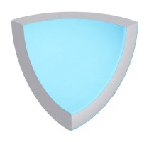 Планка Acepool Радиальная Угол Внутренний Светло-Голубой Противоскользящая 3.3x3.3 905608