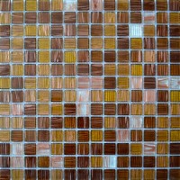 Мозаика Pixmosaic Glass Коричневый 2x2 30.5x30.5 JS13