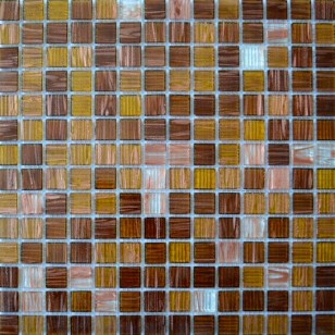 Мозаика Pixmosaic Glass Коричневый 2x2 30.5x30.5 JS13