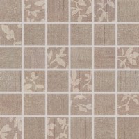 Мозаика Rako Textile коричневая (5x5) 30x30 WDM05103