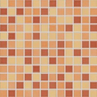 Мозаика Rako Pool оранжевая 2.5x2.5 30x30 GDM02044
