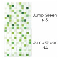 Стеклянная мозаика Bonaparte Jump Green №6 2.5x2.5 30x30