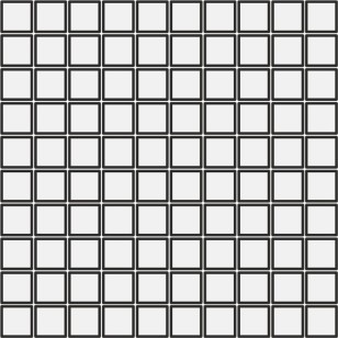 Мозаика Floor Gres Buildtech 2.0 Ce White Mat Mosaico 3x3 30x30 767494