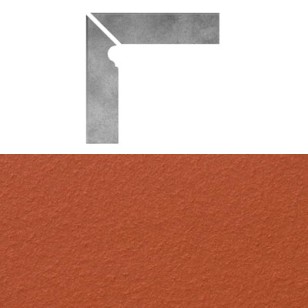 Плинтус Stroeher Terra 0125 Patrizierrot 15.7x29.4 левый 95003-035