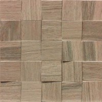 Мозаика Casa Dolce Casa Wooden Tile Of CDC Almond Mosaico Inclinato 3D Nat 6x6 30x30 742057