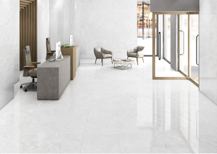 Керамогранит Laparet Advance White Белый Сатинированный 80x80