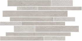 Декор Kerama Marazzi Ламелла серый светлый мозаичный 50.2x25 SBM009/SG4583