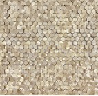 Мозаика Caramelle Mosaic Alchimia Aluminium 3D Hexagon Gold металлическая 29.7x30.6