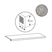 Ступень Sant Agostino Unionstone Gradone London Grey 33x120 CSAGLOGR12