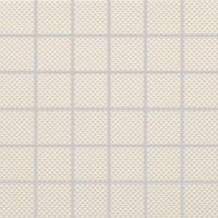 Мозаика Rako Color Two светло-бежевая матовая рельефная 5x5 30x30 GRS05607