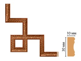 Декоративный угловой элемент Decomaster 165-3-767 (300x300 мм)