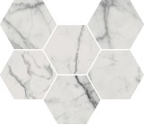 Charme Evo Statuario Mosaico Hexagon