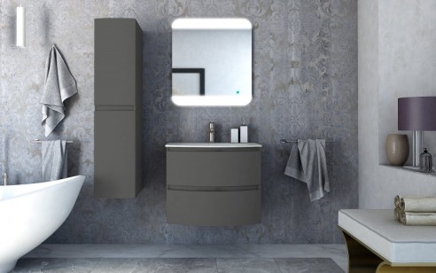 База под раковину Cezares Vague 69x52x55 Grigio talpa opaco 54905