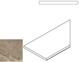 Бортик Italon Magnetique X2 Dark Bor. Round Dx 30x60 закругленный правый 620090000216