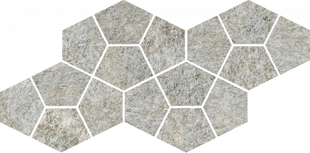 Мозаика Italon Magma Silver Mosaico Prism 20.5x41.3 620110000246