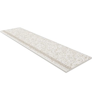 Ступень Estima Cosmos White неполированная с насечками 30x120 CM00