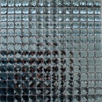 Мозаика Pixmosaic Glass Моно Серебро 2x2 30.4x30.4 F2X11