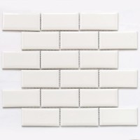 Мозаика Bonaparte Brick White 4.5x9.5 28.8x29.2