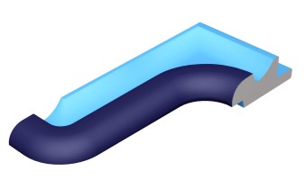 Специальный элемент Pool Tile Internal Corner Blue with Blue Marker