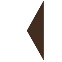 Керамогранит Etruria Design Hex Triangolo Moro 4.3x15 HEXT15X4.3-MR