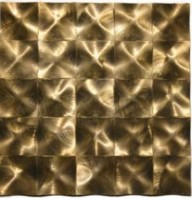 Мозаика Moreroom Stone Stamping Aluminum Gold Dark 30x30 S139
