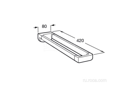 Полотенцедержатель Roca Tempo 8x42 817031001
