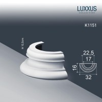 База полуколонны Orac Decor Luxxus K1151 (16x32x12 см)