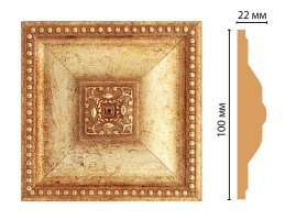 Вставка цветная Decomaster D209-126 (100x100x22 мм)