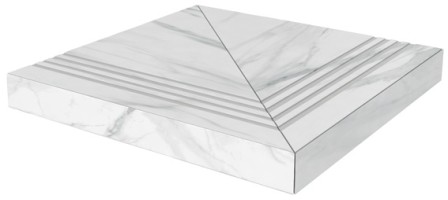 Ступень Kerama Marazzi Монте Тиберио Угловая Правая Клееная Лаппатированная 11 мм 33x33 SG507102R/GCD
