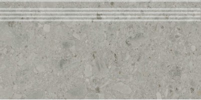 Ступень Kerama Marazzi Чеппо ди Гре серый матовый обрезной 30x60 DD606020R/GR