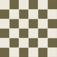 Керамогранит Kembridzh Kvadrat Zelyonyy Belyy