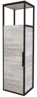 Шкаф-пенал Grossman Лофт универсальный шанико металл черный подвесной 40 см 304002