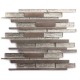 Мозаика Moreroom Stone Mashup Aluminum Glass Brown 29.8x31 AG164