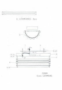 Светильник настенный Osgona Limpio 722660