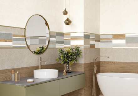 Плитка Alma Ceramica Angola 30x90 настенная TWU3090AGL14R