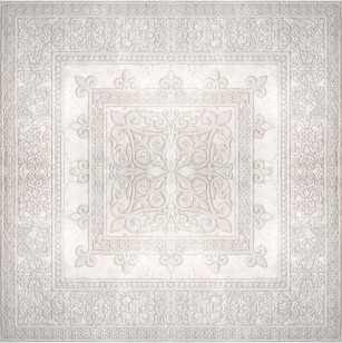 Панно Papiro Roseton Gotico 4 pz White 60x60 Absolut Keramika