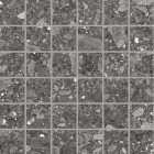 Мозаика Ergon Lombarda Plus Mosaico Nero Lapp Rett 5x5 30x30 E0K4