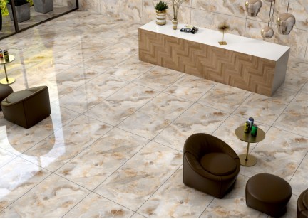 Керамогранит Gresant Miami Beige Glossy Endless 60x120