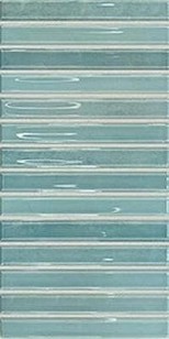Плитка DNA Tiles Flash Bars Light Blue 12.5х25 настенная 133474
