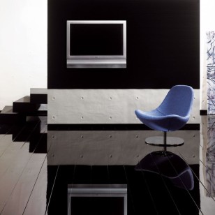 Керамогранит Exterior Ceramica Movotone Venta Black Glossy 80x300