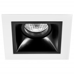 Комплект из светильника и рамки Lightstar Domino D51607