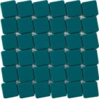 Мозаика Harmony Nuc Turquoise 28x28 стеклянная 20129