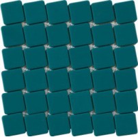 Мозаика Harmony Nuc Turquoise 28x28 стеклянная 20129