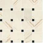 Мозаика Versace Marble Mosaics bianco-nero 29.1x29.1 240531